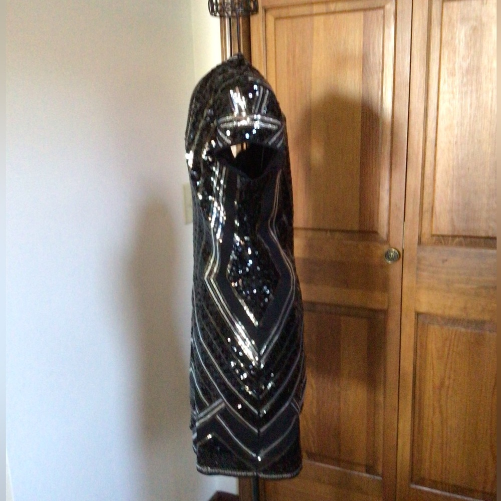 Express sequined deep V minidress, Small - Picture 8 of 10